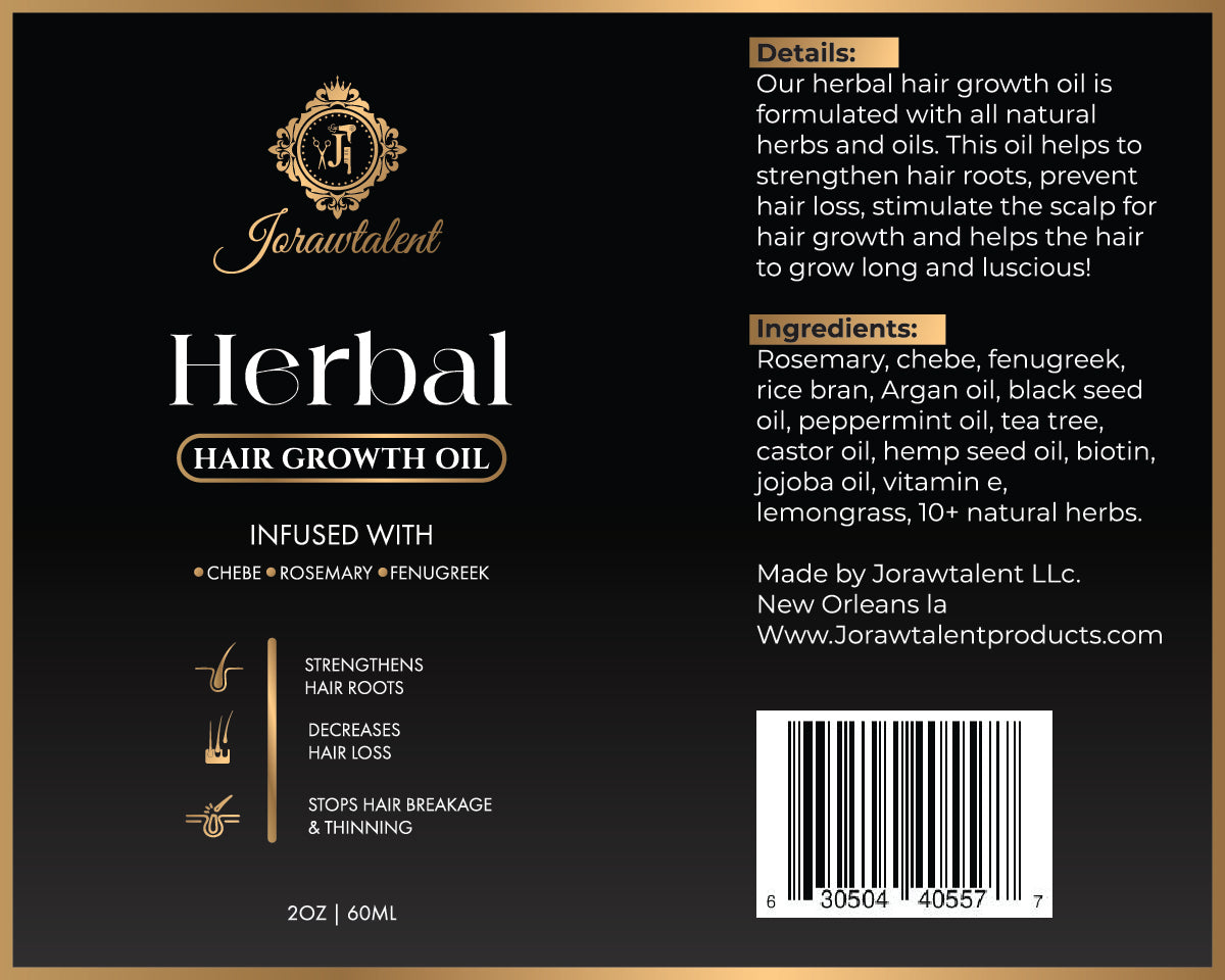 Herbal Growth Oil “New look”