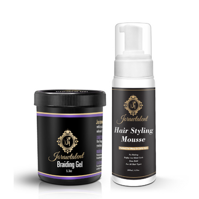 Braiding Gel & Styling Mousse Bundle